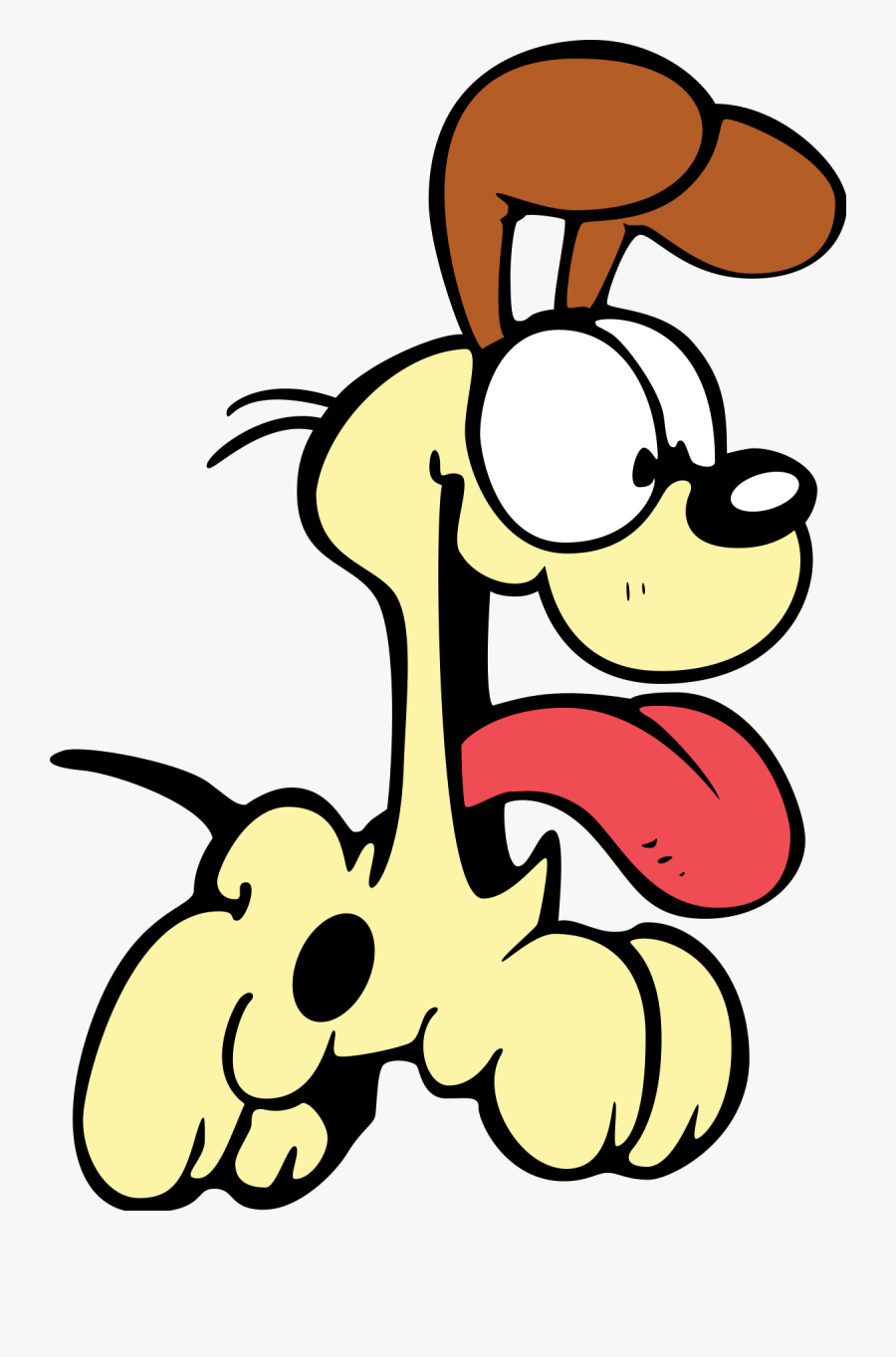 Angry Cartoon Dog - Odie The Dog, Transparent Clipart