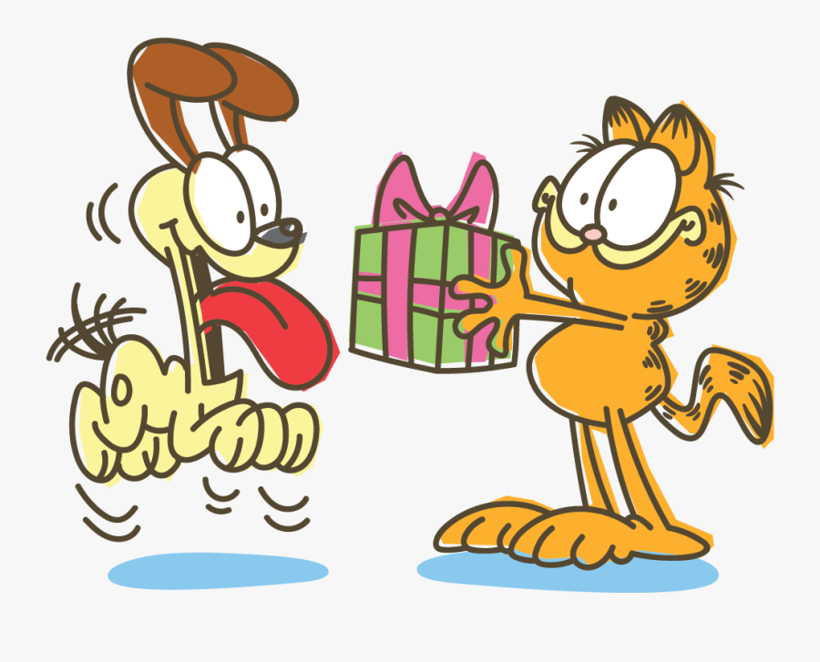 Garfield Line Messaging Sticker - Cartoon, Transparent Clipart