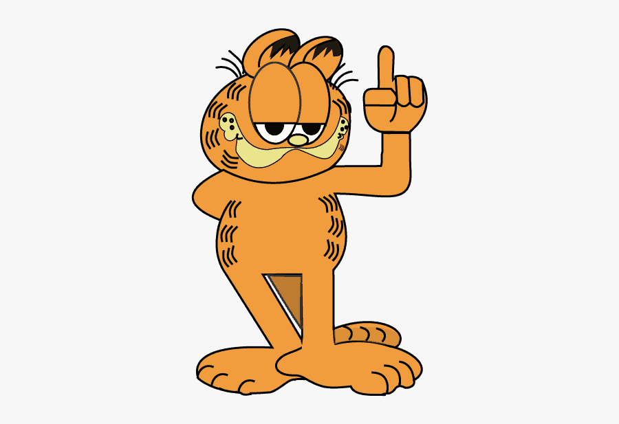 How To Draw Garfield Easy Drawing Guides, Transparent Clipart