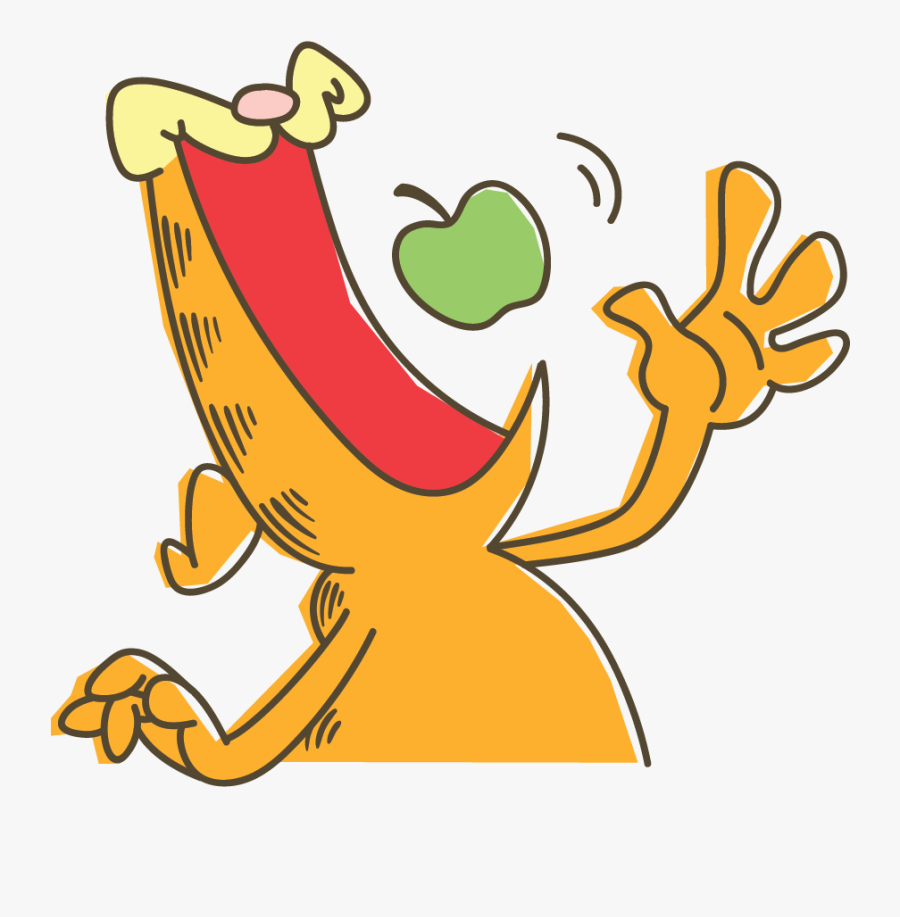 Garfield Line Messaging Sticker - Garfield Line Stickers Transparent, Transparent Clipart