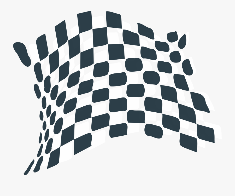 Flag Chequered Racing, Transparent Clipart