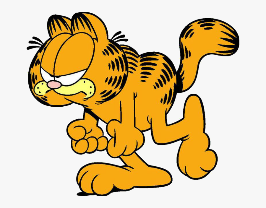 #garfieldandfriends #garfield #angry #comicgarfield - Garfield Mad Face, Transparent Clipart