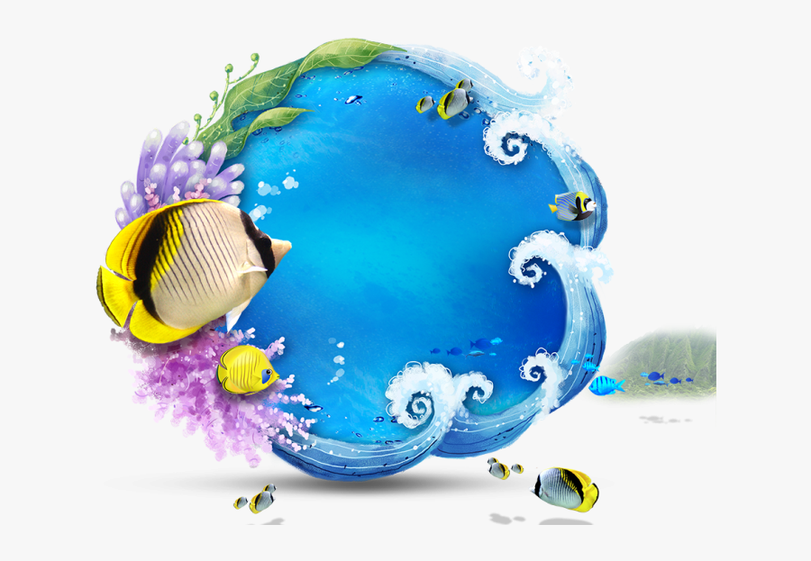 Underwater Singapore Poster Fish Ocean Tropical Sea - Mermaid Undersea, Transparent Clipart