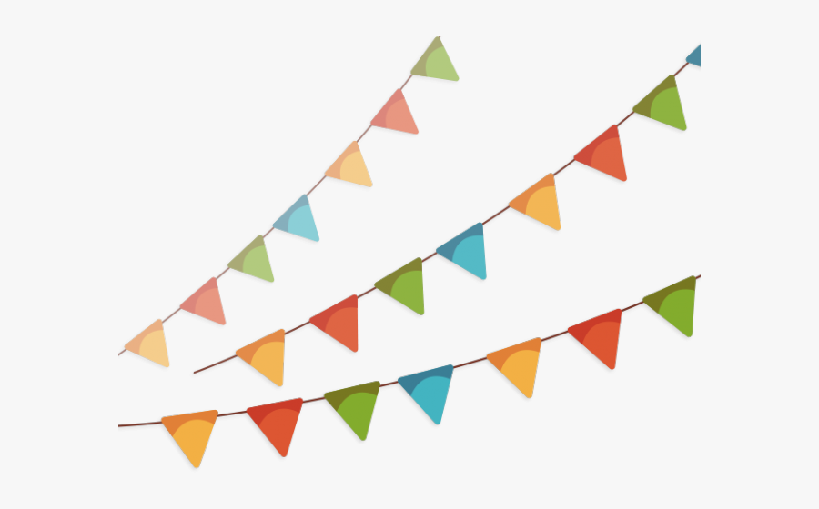 Transparent Carnival Flag Png, Transparent Clipart