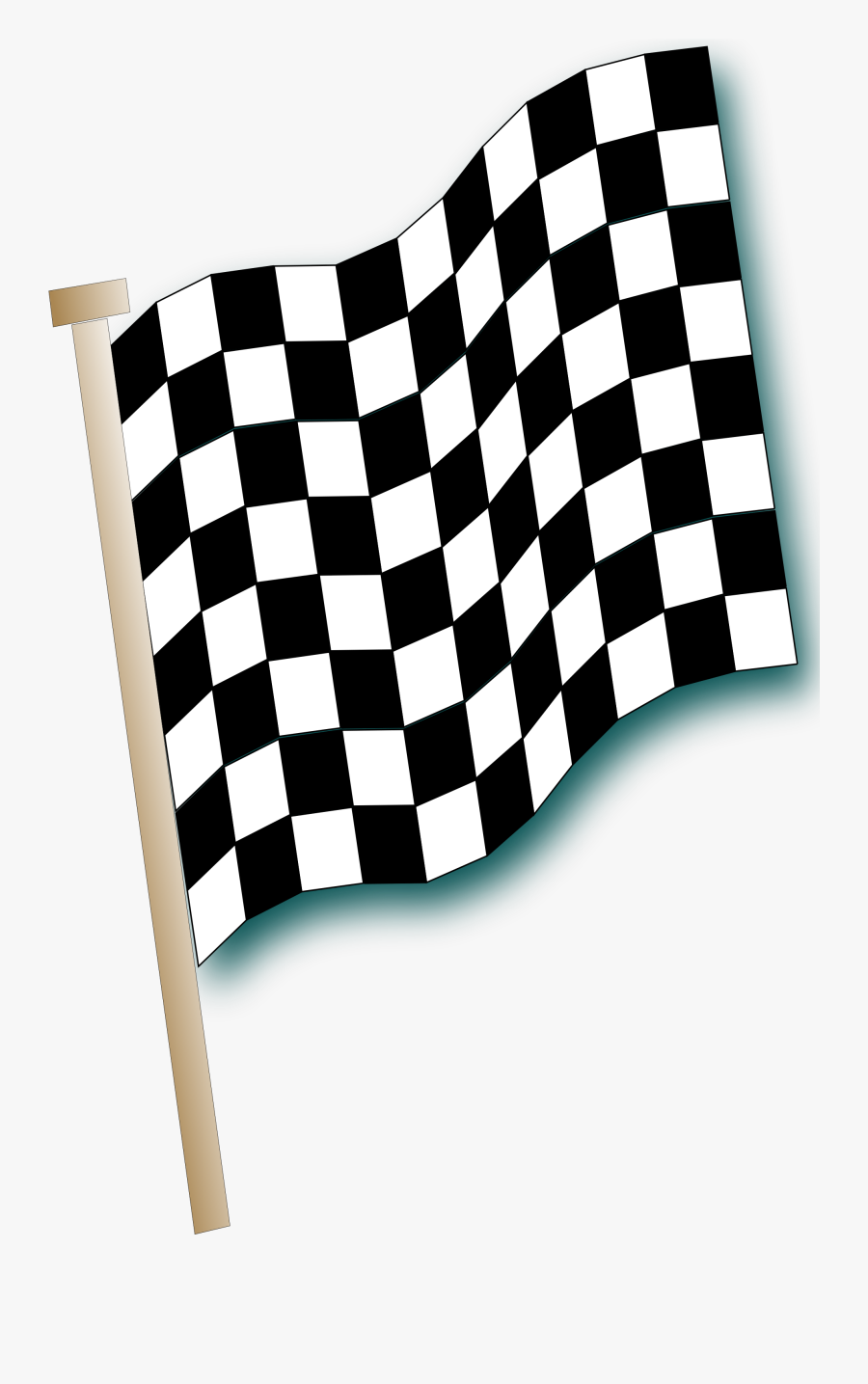 Check Clipart Flag Nascar - Checkered Flag, Transparent Clipart