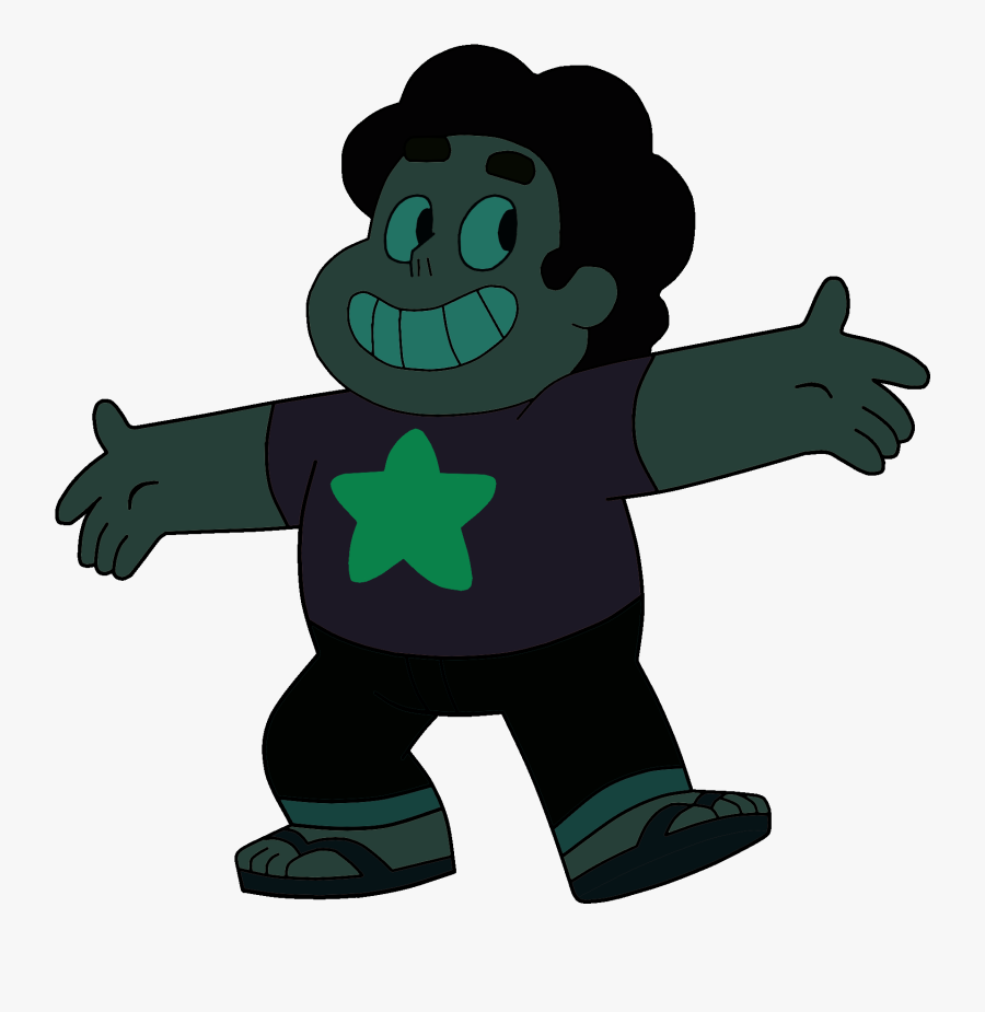 Steven In Malachite"s Realm Underwater - Steven Universe And Kirby, Transparent Clipart