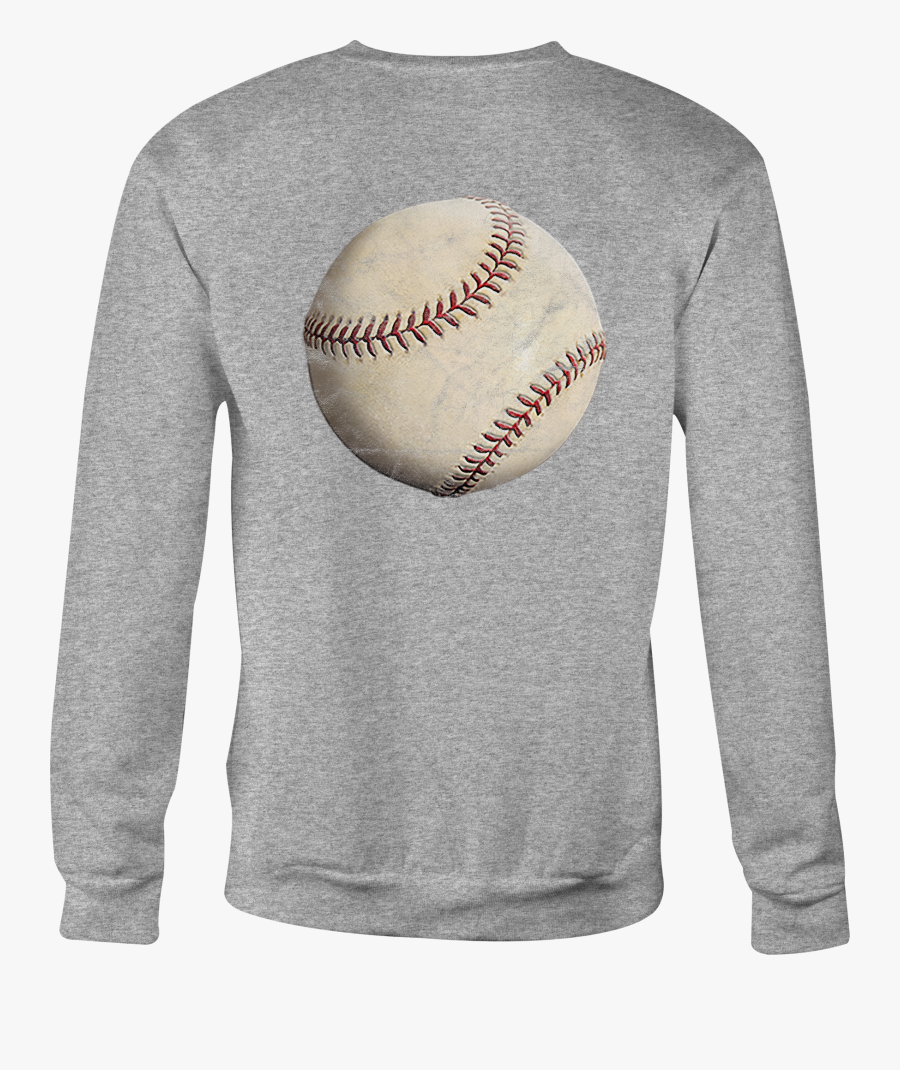 Baseball Crewneck Sweatshirt Softball Laces Shirt For - College Softball, Transparent Clipart