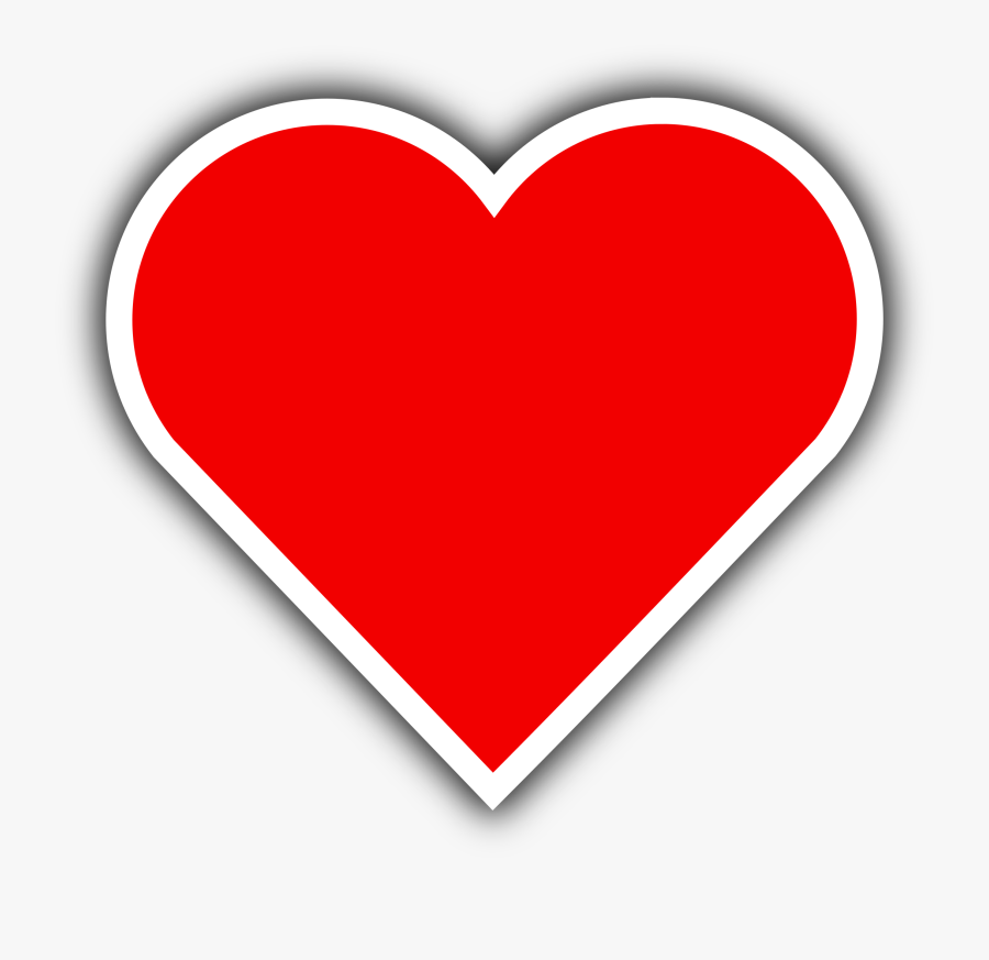 Transparent Background Red Heart Free, Transparent Clipart