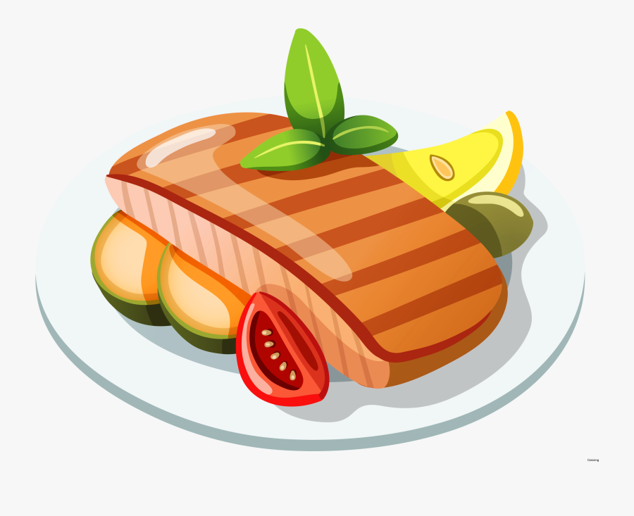 Clipart Royalty Free Download Steak And Potatoes Clipart - Plate Of Food Clipart, Transparent Clipart