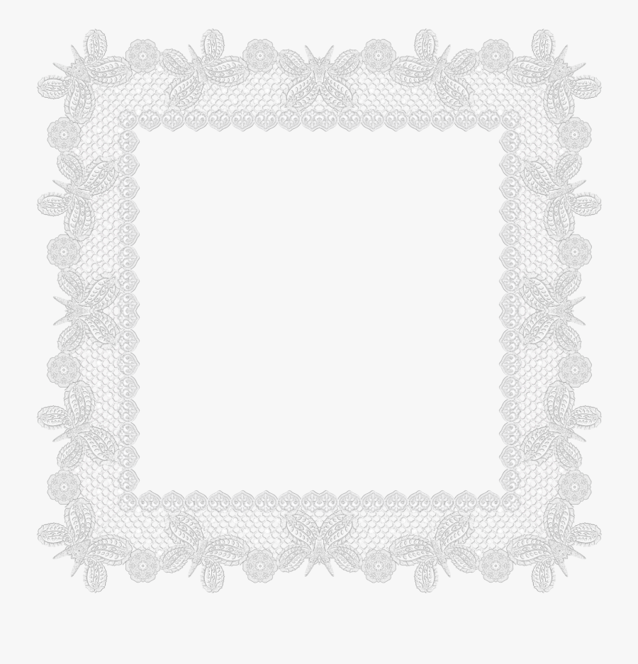 High Quality Lace Border Cliparts For Free - Transparent Background Lace Frame, Transparent Clipart