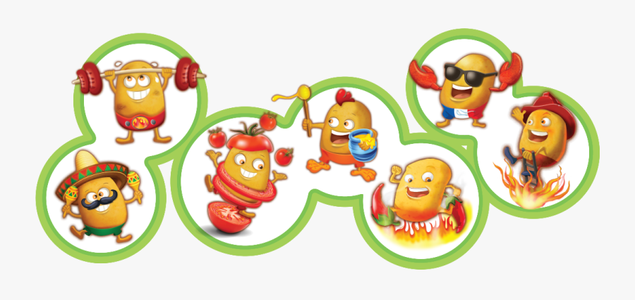 Transparent Cartoon Potato Png - Potato Family Cartoon, Transparent Clipart