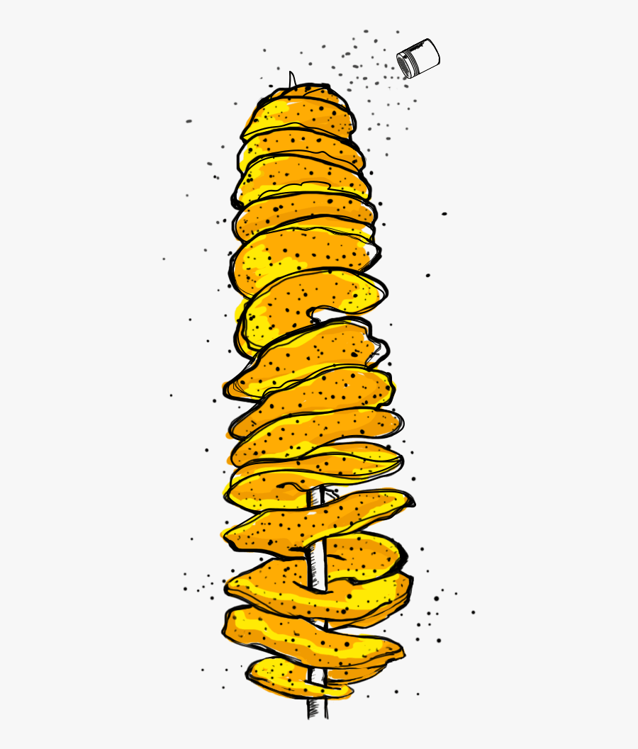 Home-pepper1 - Spiral Potato Clipart, Transparent Clipart