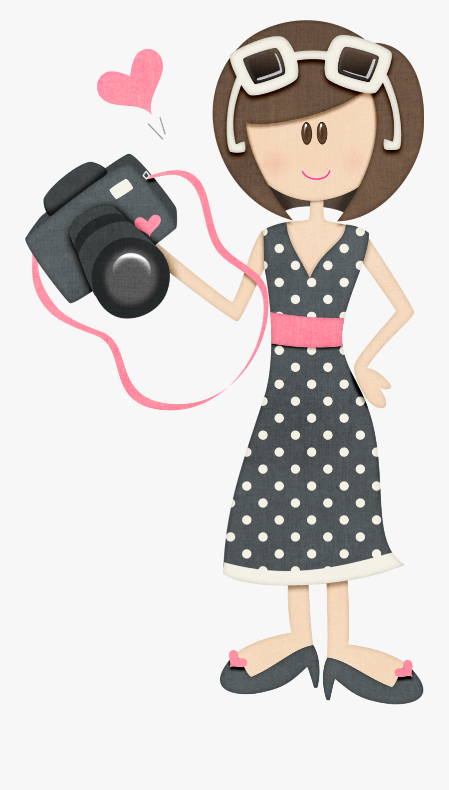 Menina Fotografa Png, Transparent Clipart