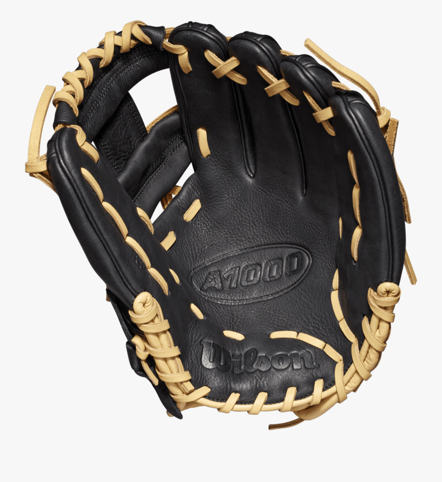 Dual Welting And Steer Hide Laces Shown On The Palm - Wilson A1000 11.25 Pedroia Fit, Transparent Clipart