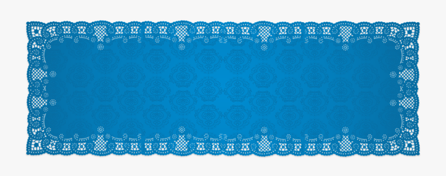 Lace, Below, Living Room, Decoration - Blue Lace Transparent, Transparent Clipart