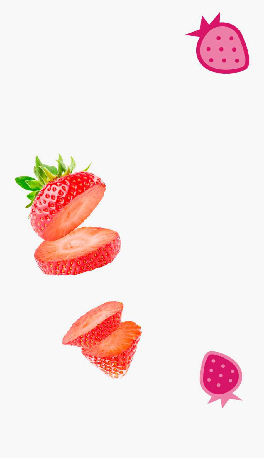Strawberry Bits Png, Transparent Clipart