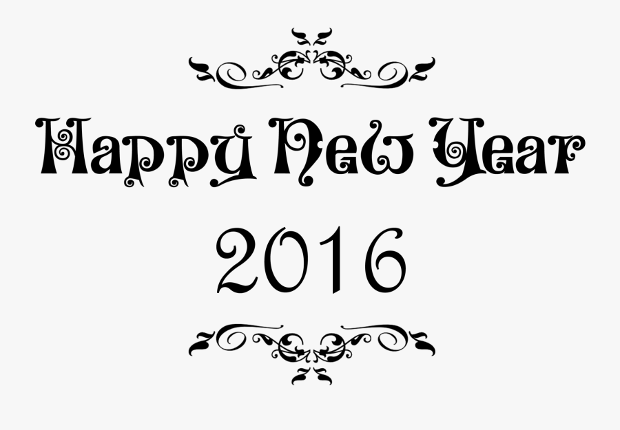 Clip Art Happy New Year 2016 Banners - Siddheshwar The Power Of Soul, Transparent Clipart