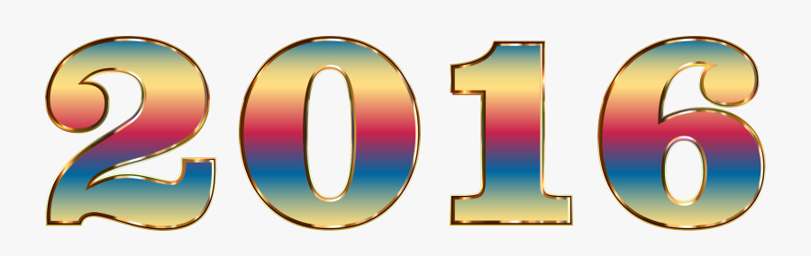 Clipart 2016 Typography 15 - 2016 Clipart Png, Transparent Clipart