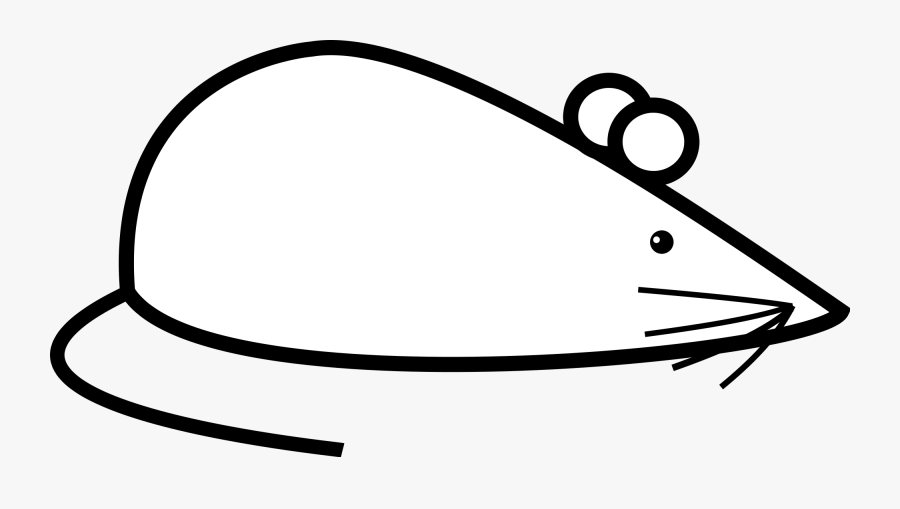 File - Simple Mouse - Simple Picture Of A Mouse, Transparent Clipart