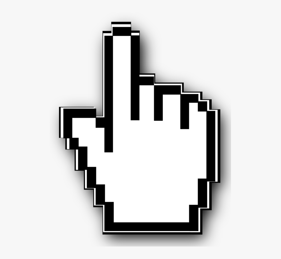 Technology,black And White,computer Mouse - Transparent Mouse Cursor Png, Transparent Clipart