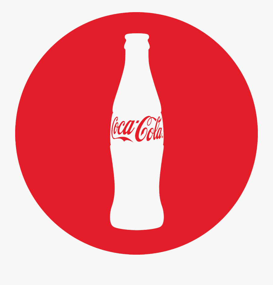 Coke Drink Diet Transparent Coca Soft Coca-cola Clipart - Coca Cola Bottle Logo, Transparent Clipart