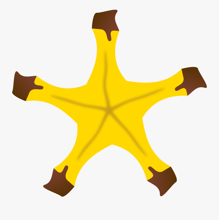Plant,leaf,symbol - Star Banana, Transparent Clipart