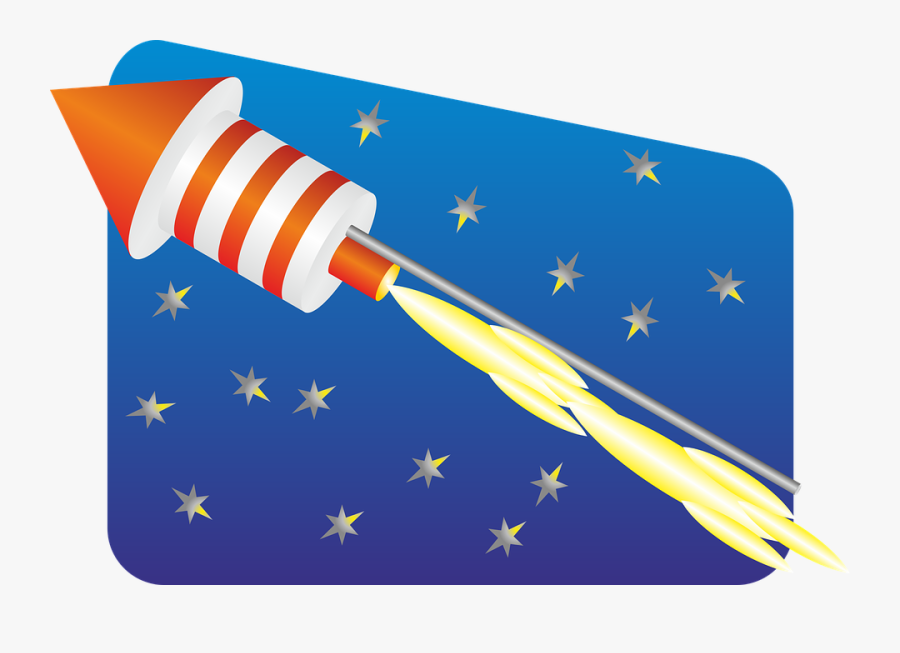 Rocket, New Year"s Eve, Fireworks, New Year"s Day - Raketen Silvester Png, Transparent Clipart