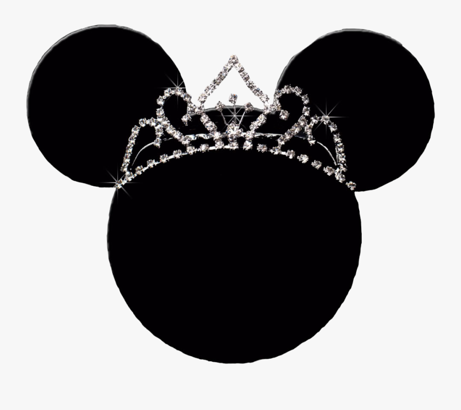 Minnie Mouse Mickey Mouse Disney Princess Clip Art - Black Tie And Tiara, Transparent Clipart