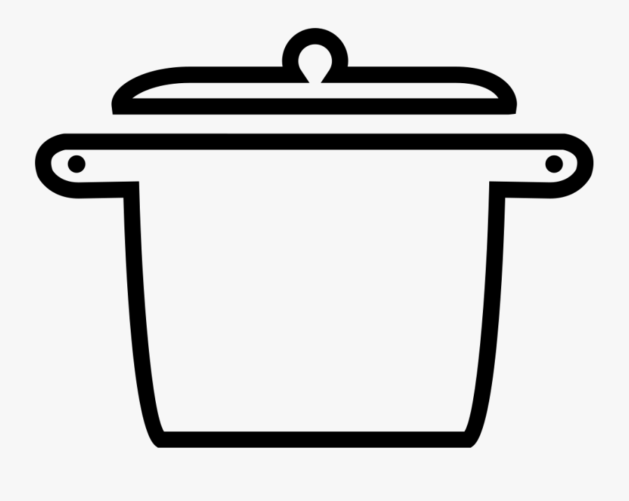 Cooking Pot Comments - Cooking Pot Clipart Black And White, Transparent Clipart
