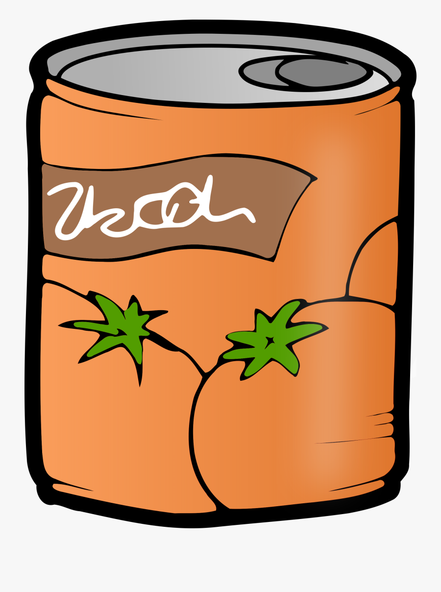 Can Of Orange Juice Clip Arts - Can Of Food Clipart, Transparent Clipart