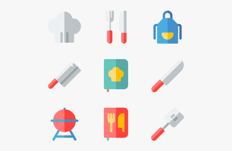 Vector Kitchenware - Kitchen Icons Png, Transparent Clipart