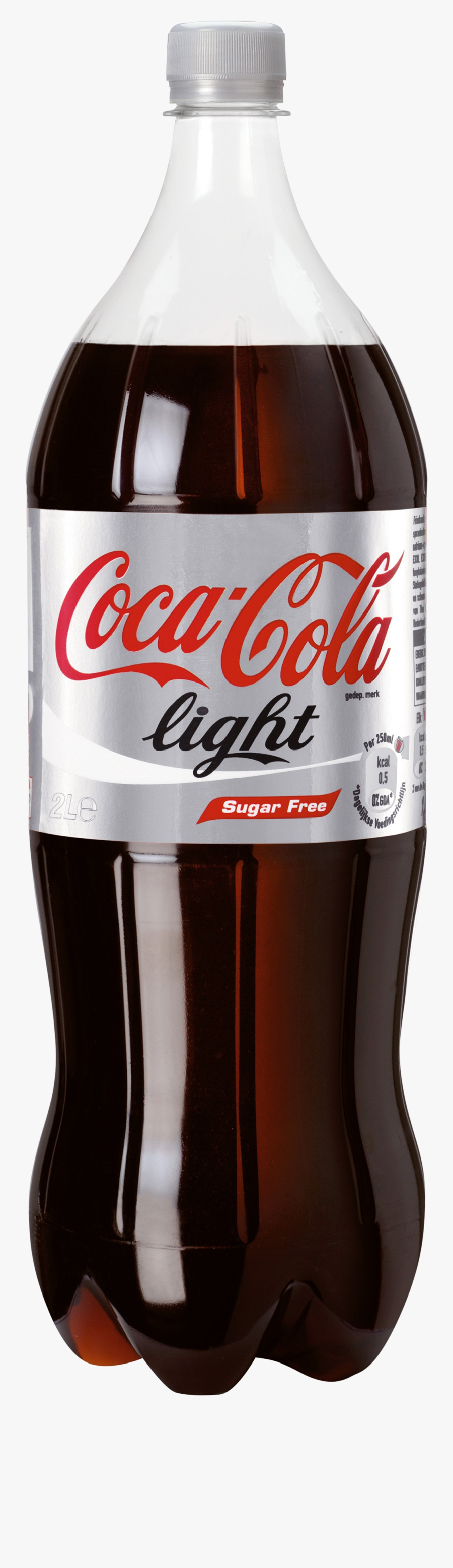 Diet-soda - Coca Cola Light Bottle Png, Transparent Clipart