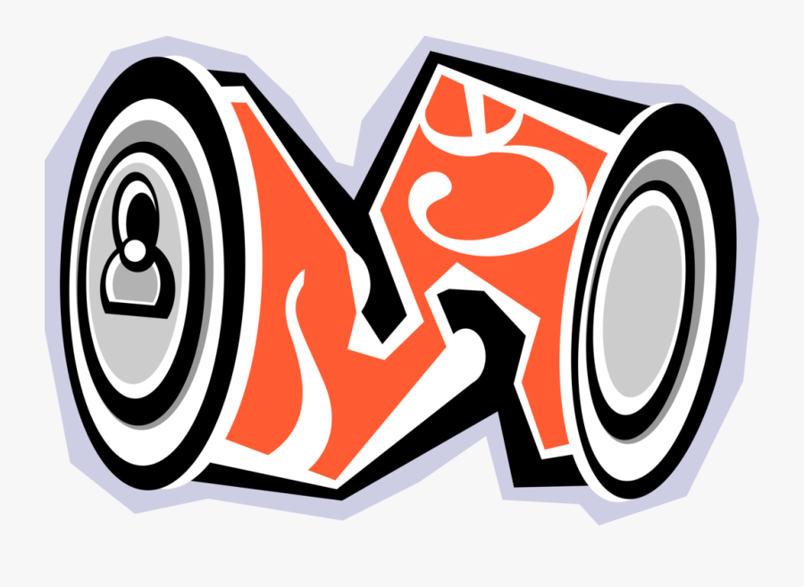 Clip Art Pop Vector - Crushed Can Clipart Png, Transparent Clipart