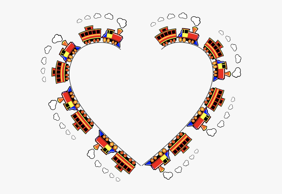 Trains, Buying Pains And League Tables Clipart , Png - Train Heart, Transparent Clipart