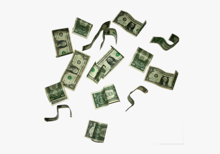 Transparent Dollars Clipart - Dollar Bills Falling Png, Transparent Clipart