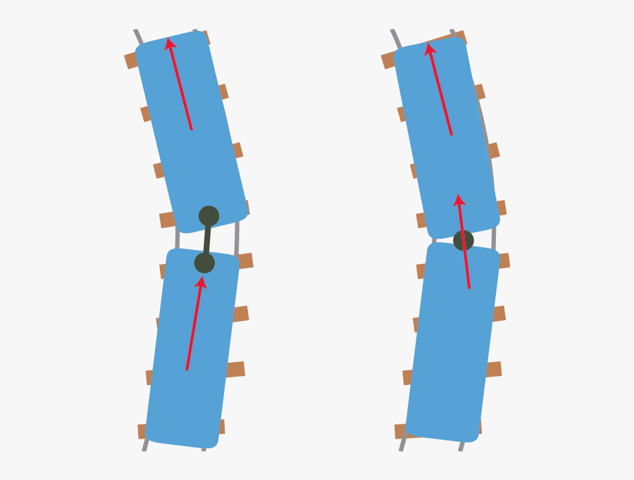 Compared To Traditional Car Designs , Articulated Trains - Articulated Trains, Transparent Clipart