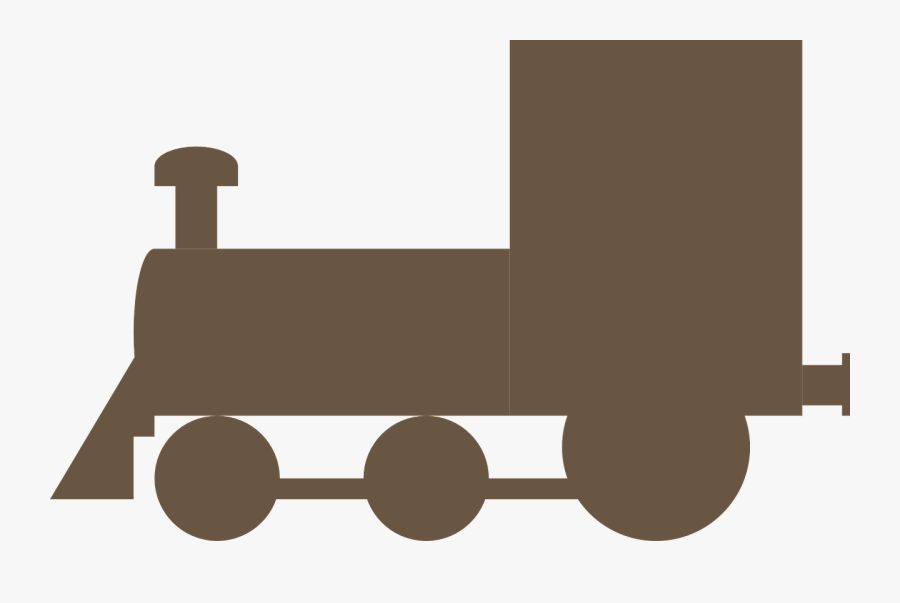 Silueta De Una Locomotora, Transparent Clipart