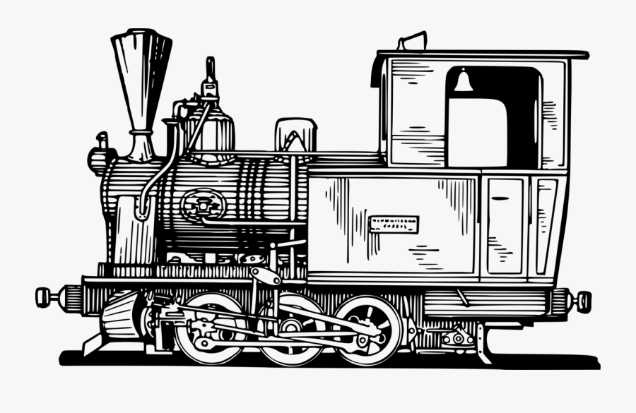 Rolling Stock,land Vehicle,steam Engine - Clipart Locomotive, Transparent Clipart