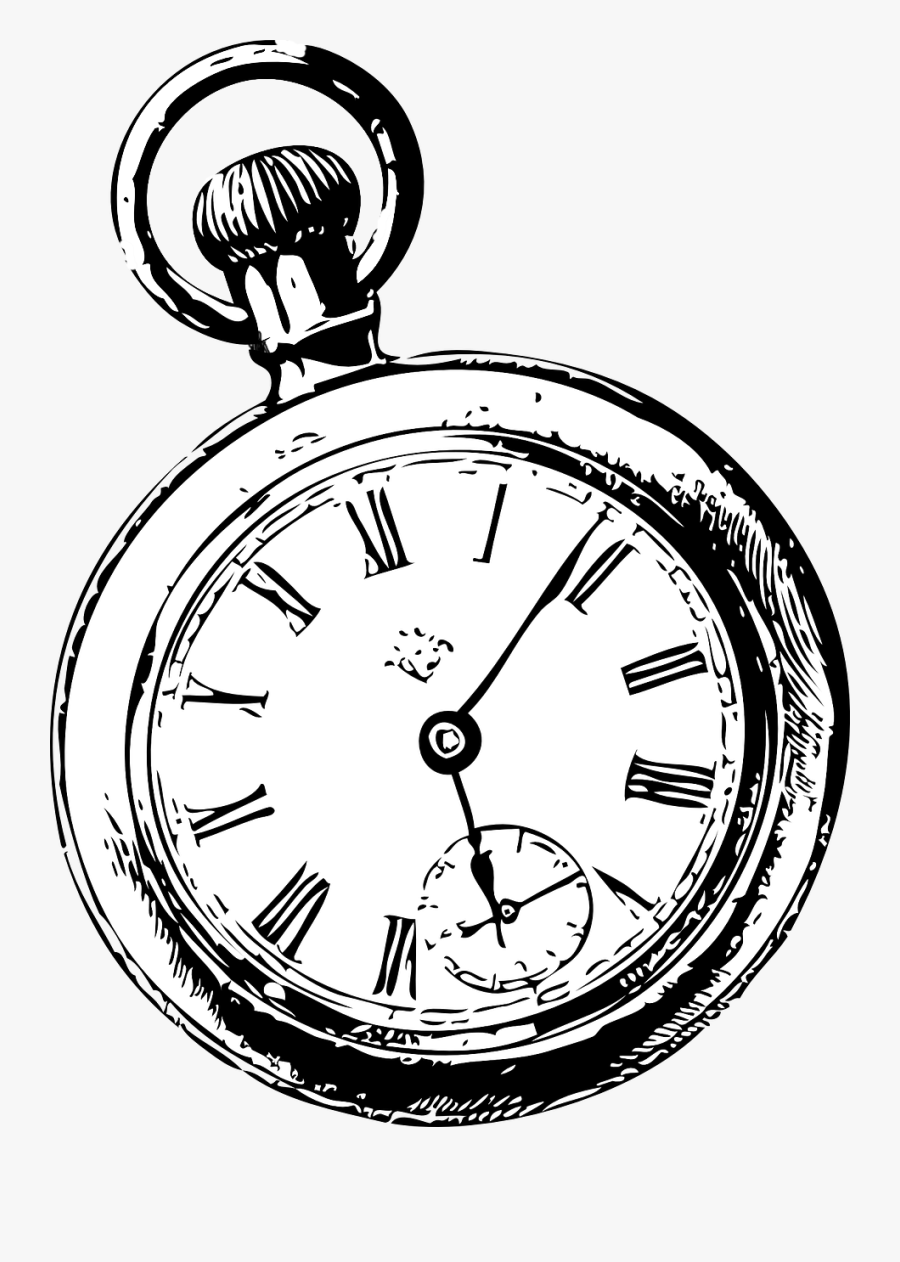 Pocket Drawing Clip Art - Pocket Watch Clip Art, Transparent Clipart