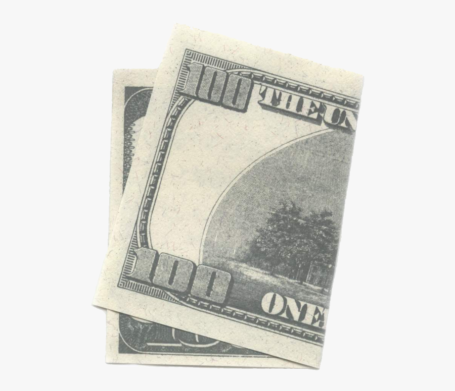 Clip Art 100 Dollar Bill - Folded Dollar Bill Png, Transparent Clipart