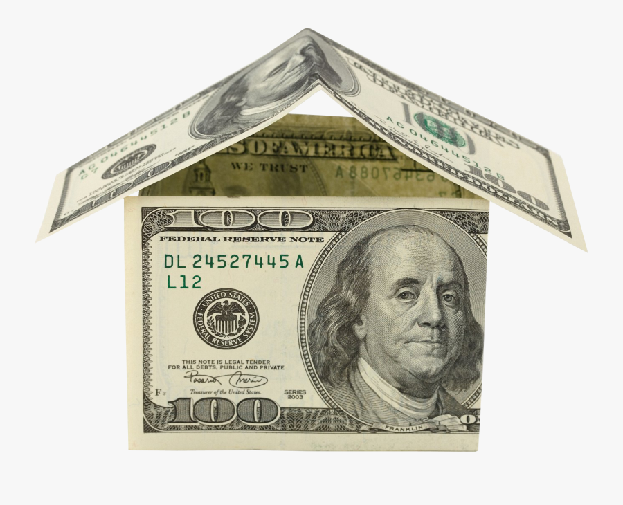 House Made Of Dollars - 100 Dollar Bill 2018, Transparent Clipart