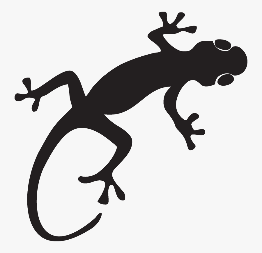 Transparent Geico Lizard Png - Silhouette Gecko Png, Transparent Clipart