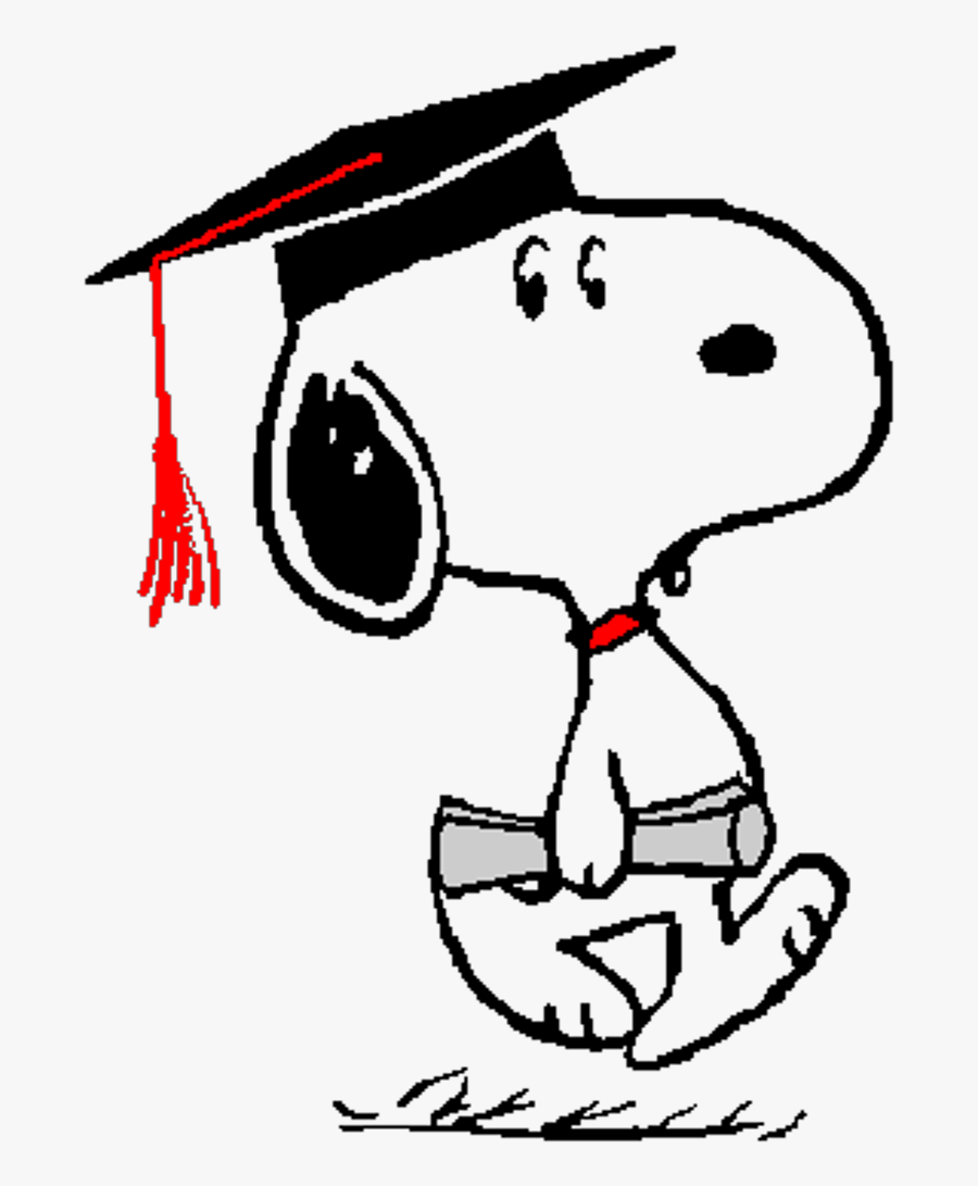 Study Clipart Scholarship - Snoopy Graduation Clipart, Transparent Clipart