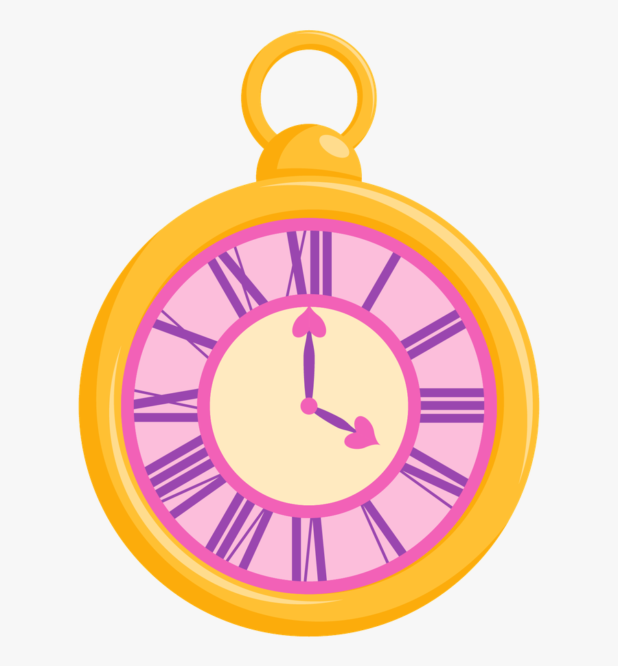 Clock Clipart Alice In Wonderland - Alice In Wonderland Watch Clipart, Transparent Clipart