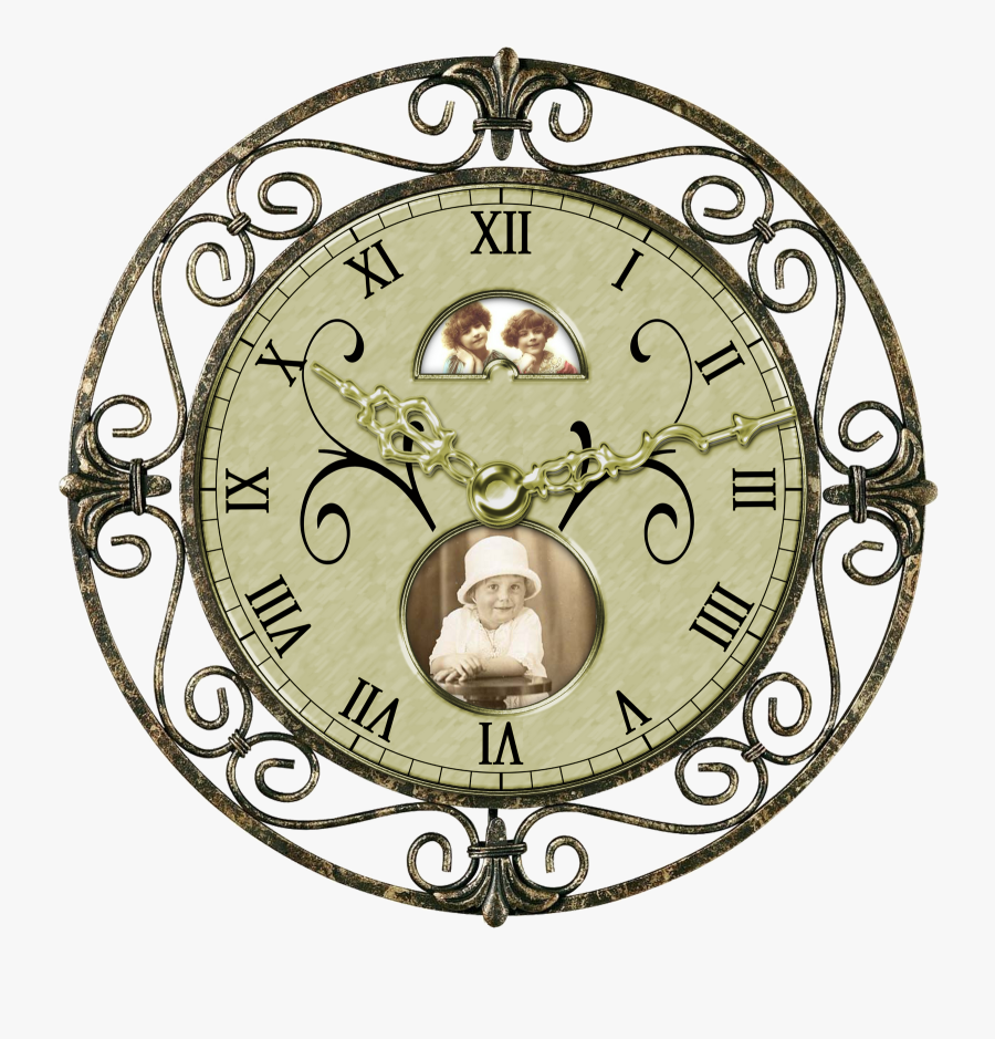 Clock Clipart, Suggestions For Clock Clipart, Download - Vintage Clock Transparent Background, Transparent Clipart
