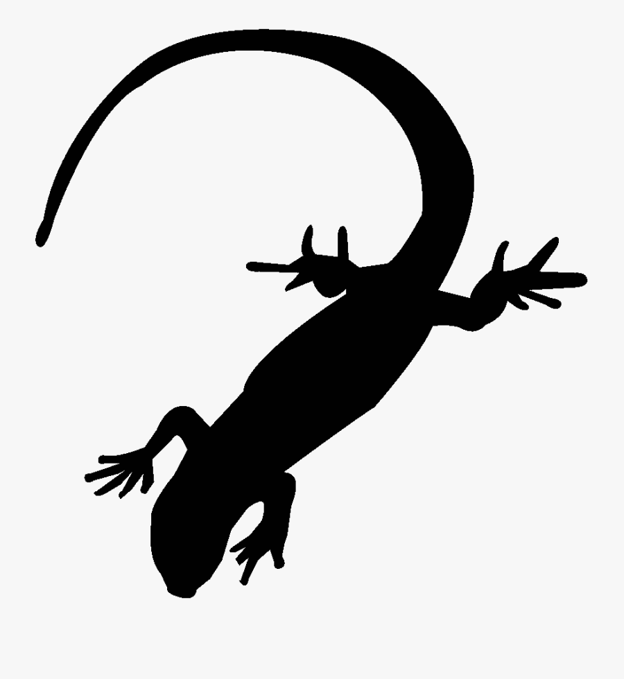 Gift Shop - Lizard Silhouette Clip Art, Transparent Clipart