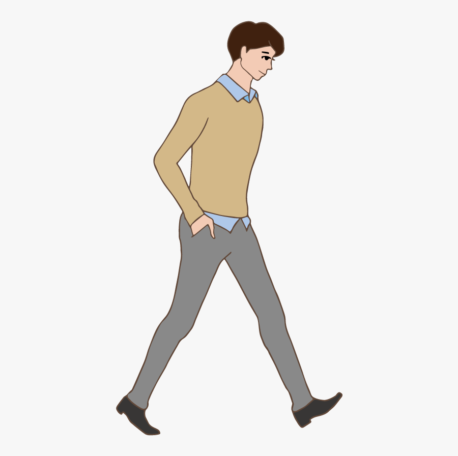 Transparent Man Pointing Clipart - Man, Transparent Clipart