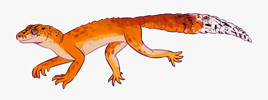 Leopard Spotted Pencil And - Lizard, Transparent Clipart