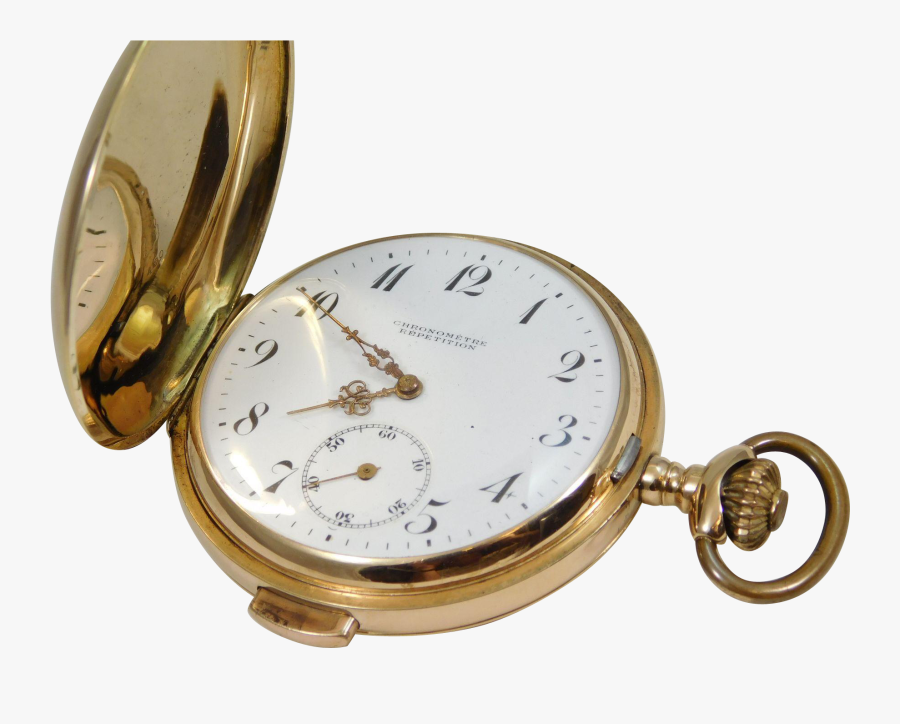 Antique Pocket Watch, Transparent Clipart