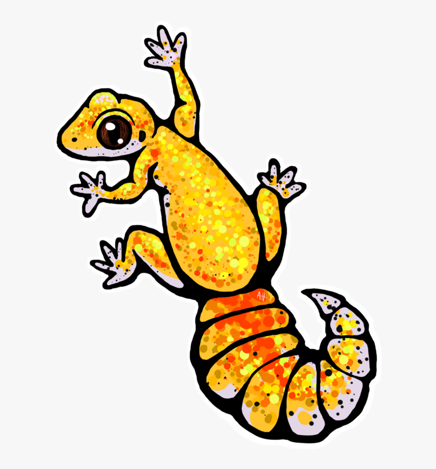Clip Black And White Download Shtctb Stickers By Sc - Leopard Gecko Clipart, Transparent Clipart